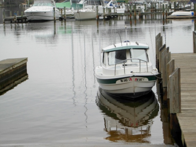 CD-16 as I approached the sea trial on Spa Creek in Annapolis, MD