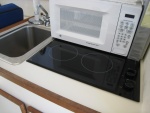 Microwave and cooktop