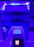 V Berth with colored LEDS......