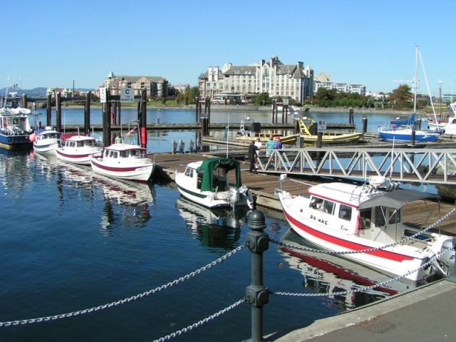 (Pat Anderson) The Highlight! C-Dorys in the Inner Harbor (Harbour, if you please) in Victoria!