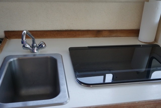 deep stainless sink