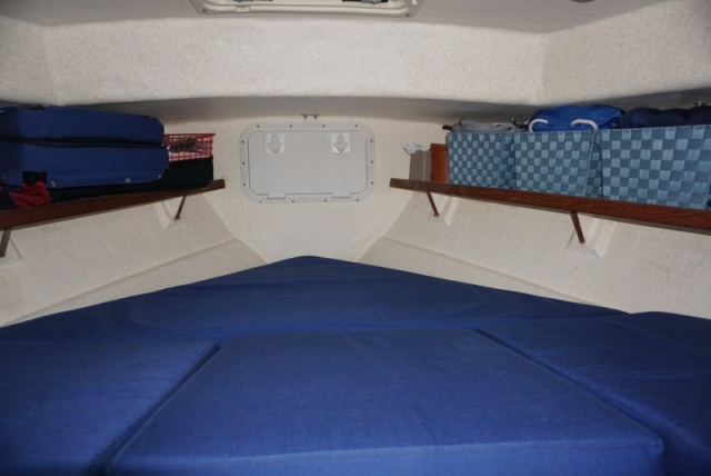 comfortable V-berth