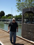 Steve Grover meets us at Rio Vista.  He sold his boat after traveling with us last year.  He just couldn't stay away.