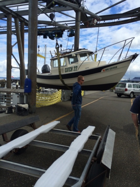 Lifting into edmonds-  new home