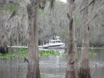 Thisaway coming out of their Deep Creek overnight anchorage.