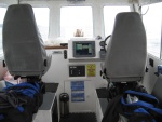 office,Raymarine C120,auto pilot, XM stereo, EZ Pull anchor winch, air ride seats & coffee pot