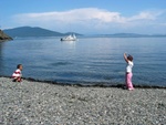 (Aiviq) My kids on the beach at James Island Park