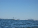 Raritan Bay looking at Verrazano Bridge