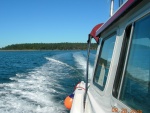 Heading out on east side of San Juan Island