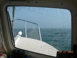 Into Harney Channel...FOG up ahead.
It got thick FAST!