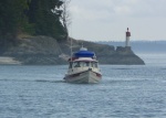 Entering Pirates Cove, De Courcey Island B.C. 