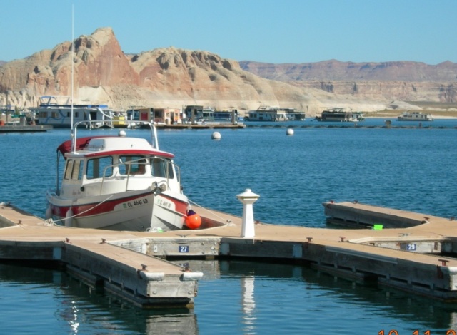 At Wahweap Marina, Lake Powell