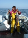 Two nice Albacore...out of Half Moon Bay