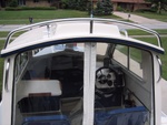 Aft cabintop rail