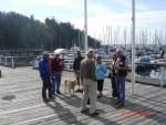 Saturday morning: Getting 
together for coffee,
juice and pastries 