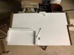 2X2 battery frame with allthread and fender washers underneath