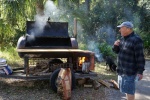 Marc fires up the new smoker