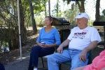 Marie and Dave ready for food