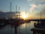 Sunset at Apostle Islands Marina