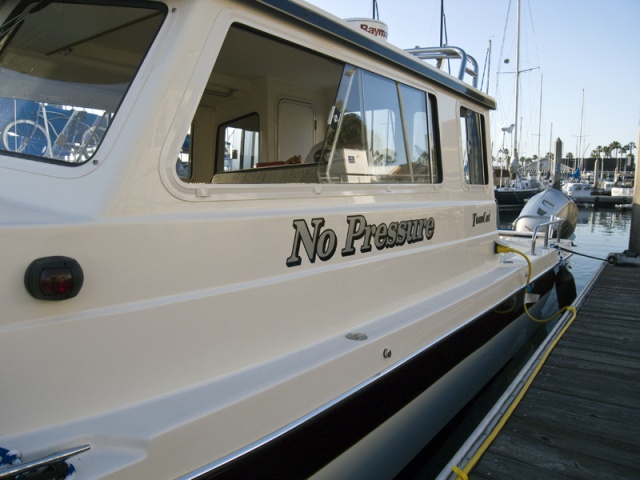 Installed lettering 2/17/10