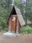 Outhouse in the Atlin Campsite.