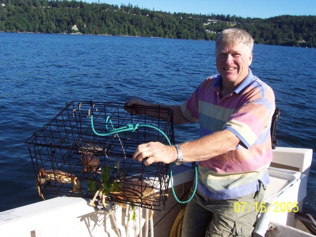 Crabbing in the San Juans