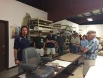 Mark Wright Explaining tyhe Upholstery Shop 2016-08-20