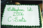 Brat Cake Bellingham
(aka green lips, green teeth
or green tongue).