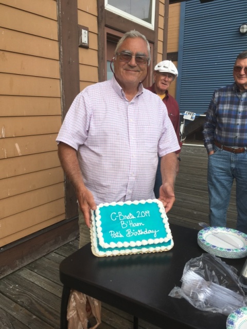 Pat and Birthday Cake