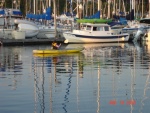 Tim & Julia's daughter in the kayak