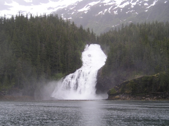 Waterfall Eaglek Bay