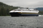 Fairweather ferry in Neva Pass