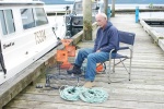 Lots of line to sort out at Tenakee Springs dock