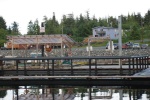 Coffman Cove, Ak...........fish holding pen in foreground
