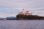 High winds forecast  for next few days so off to Ketchikan after going past the Green Is light house
