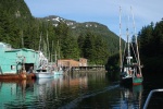 Narrow Entrance to Elfin Cove inner harbor