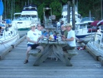 (Jeff and Diane) Dinner on the dock