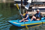 (Kay) Tiffany & Fred going for a spin in his other boat!