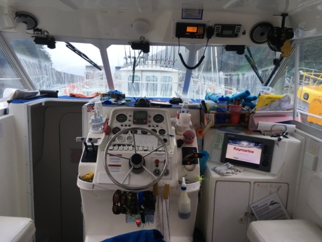 my summer office, 34' baja cruiser with twin 400hp yanmar diesels