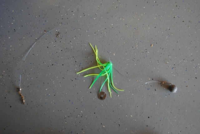 I\'d recomend using a large circle hook instead of a washer