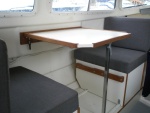 Fold down dinette to berth