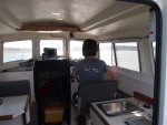 Dorothy at the helm.