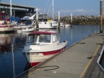 082414 Edmonds - At the public launch dock on a Sunday morning, about to head out for a day of crabbing.