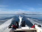 Flat calm heading from Cattle Point south to Lopez 10-5-14
