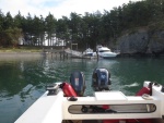 Leaving James Island, now on our way to Friday Harbor 10-5-14