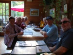 Ruth, Joe, Roger & Janet
Ken, Lynn, George & Dan
Thanks to Tanya for taking this photo!