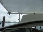 Forward sun shade & frame