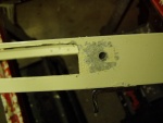 corrosion under lock face.
