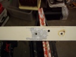 corrosion under hinge.