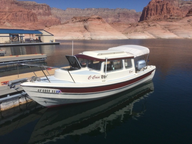 Docked at Dangling Rope Marina